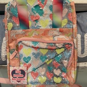 Sequin backpack